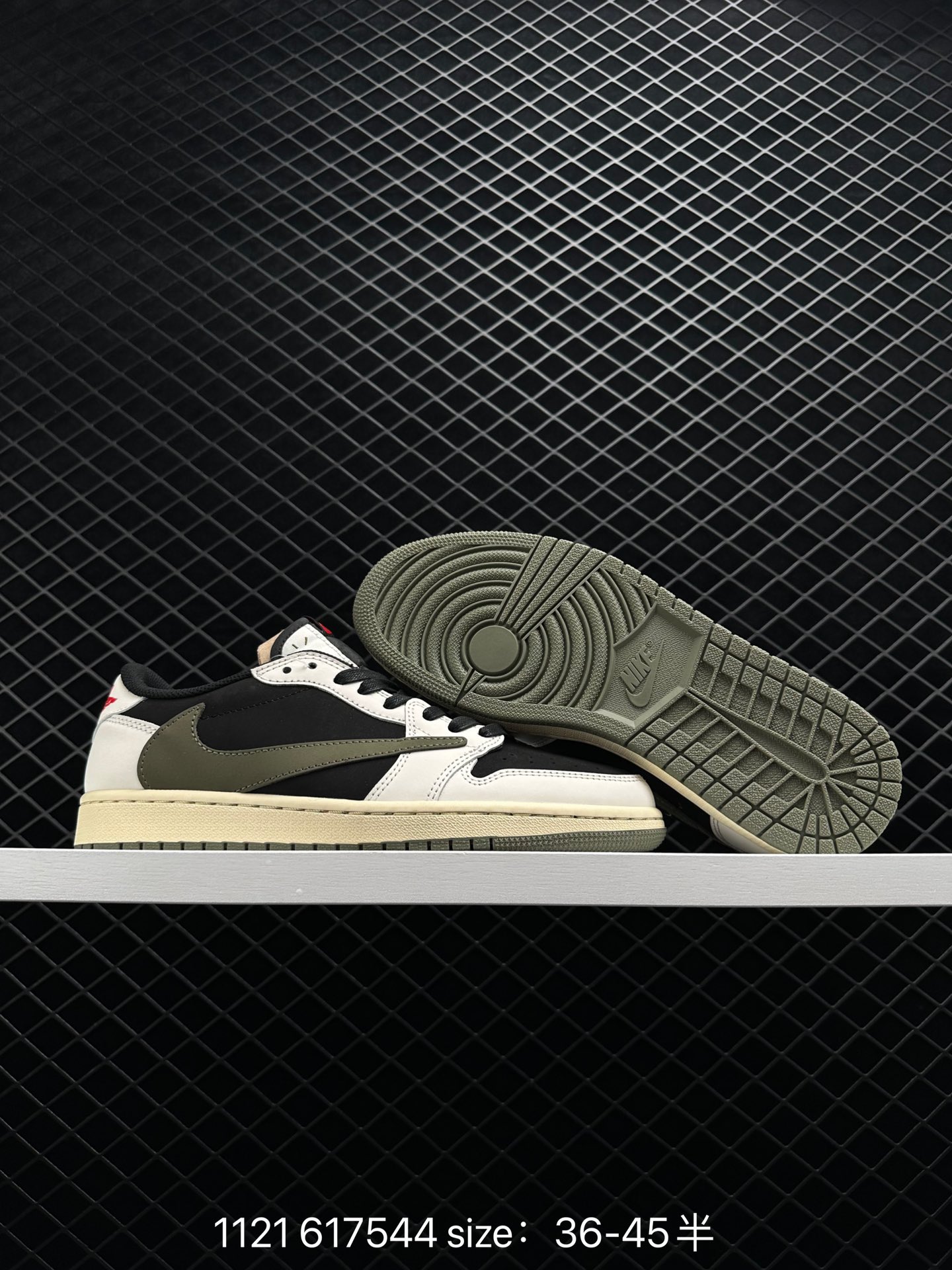 Travis Scott x Fragment x Air Jordan 1 Low“Military Blue”